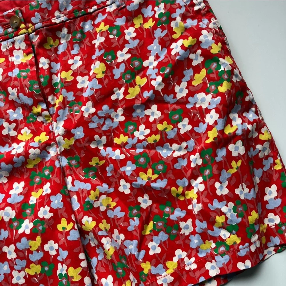 Talbots • Girlfriend Chino Floral Red Women's Shorts
